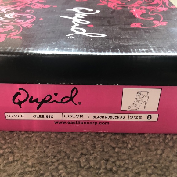 Qupid Shoes - Black Heels